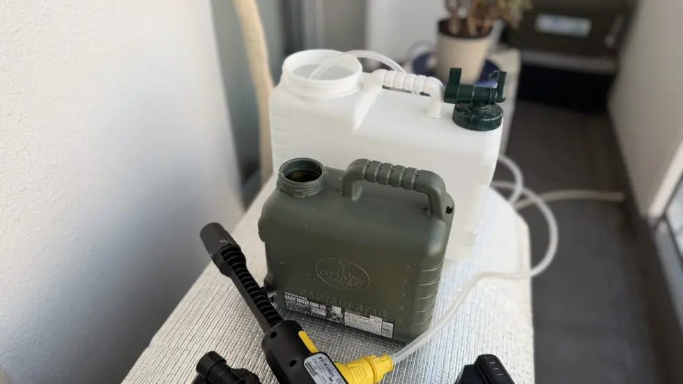 ケルヒャーのペットボトルが使えるモバイル高圧洗浄機買ったから